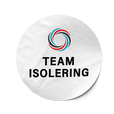 Team Isolering - Sticker